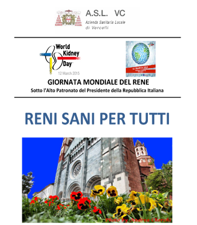 Giornata Mondiale del Rene 2015logo
